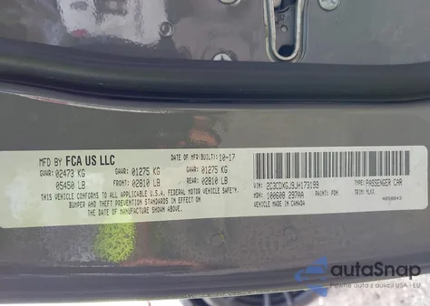 2018 Dodge Charger Daytona 392 Rwd z USA, uszkodzony, nr VIN 2C3CDXGJ9JH173199